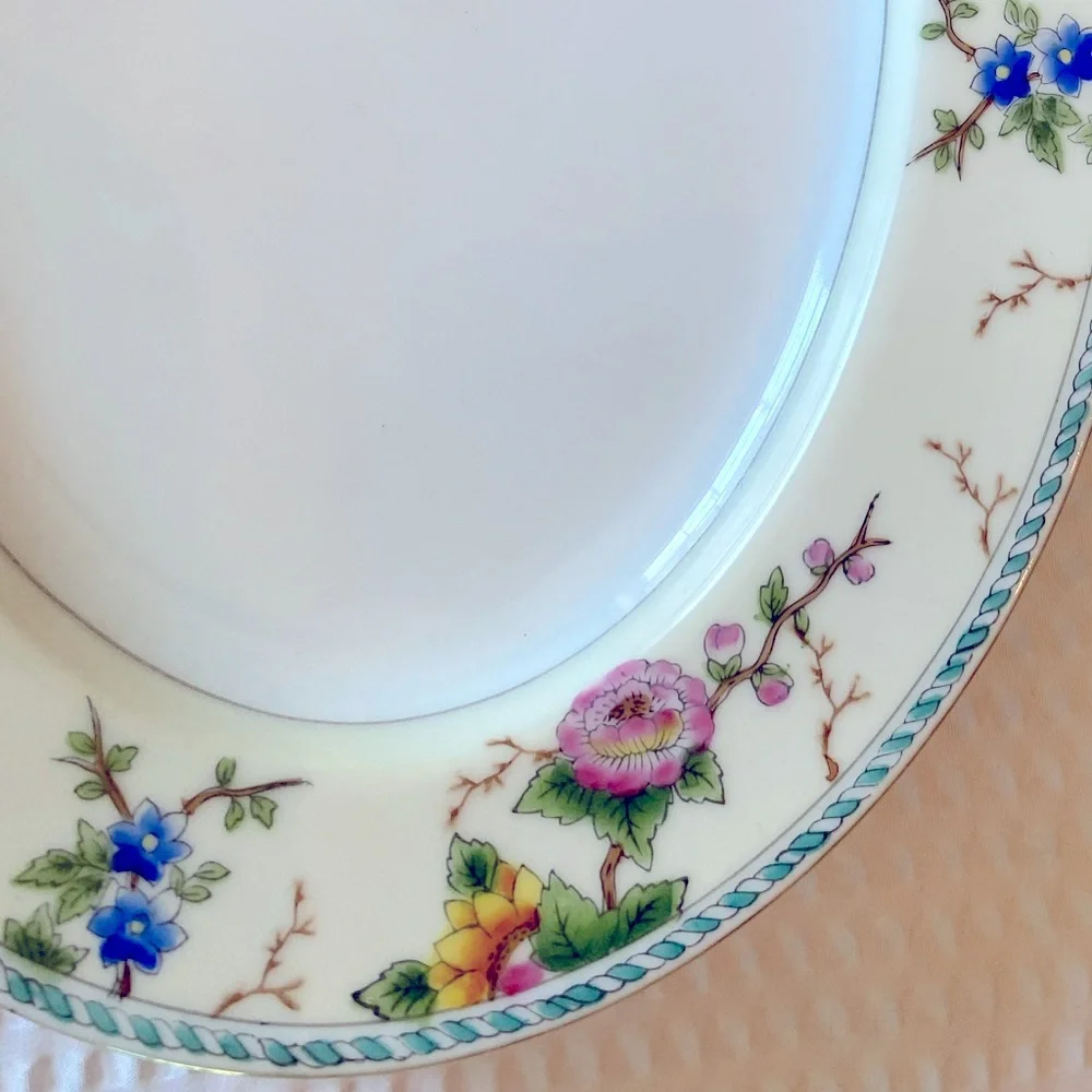 Noritake Platter Amerita Floral 12 inches